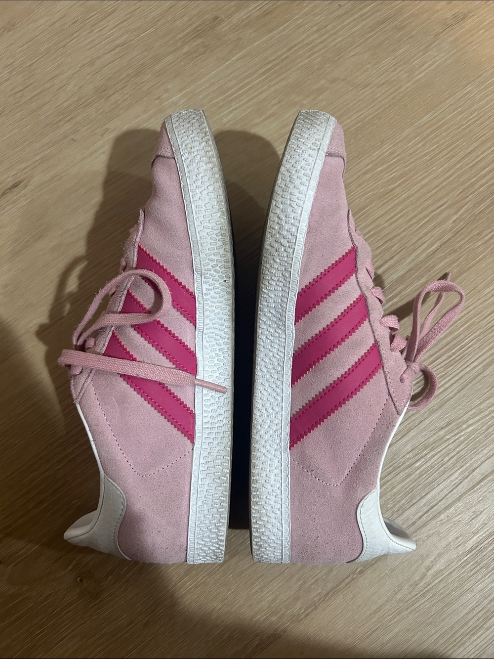 Adidas Pink Suede Gazelle Sneakers View 4